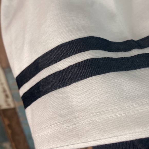 Wild fable white and black stripe pleated elastic waist  skirt - Picture 11 of 16